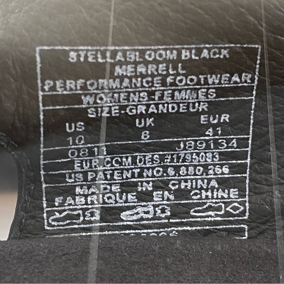 Merrell Women's Stella Bloom Black Slingback Thong Sandals Size 10‎ - Picture 8 of 13